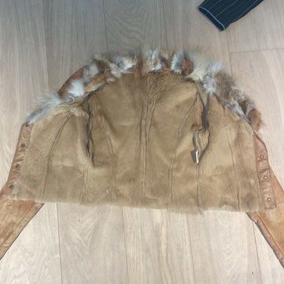 Morgan De Toi Rabbit Fur Coat - Picture 5 of 8